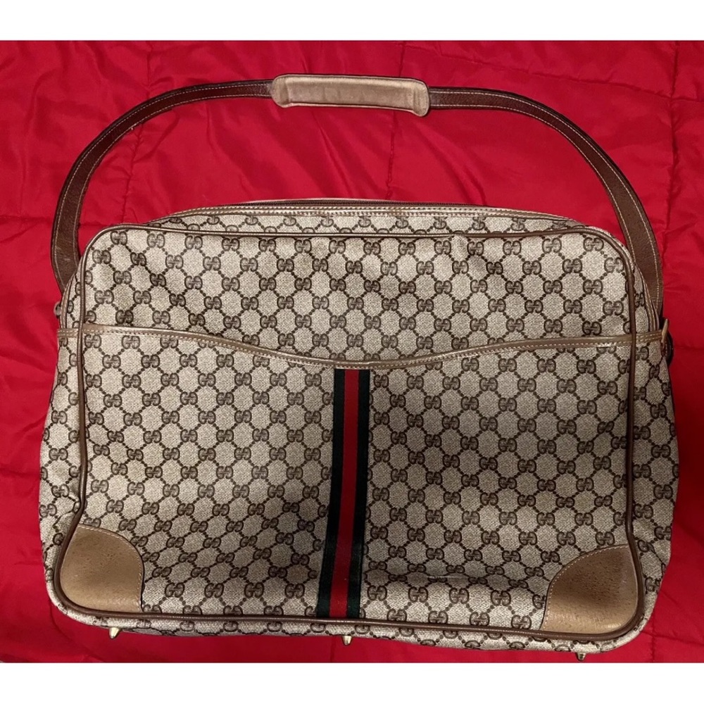 Vintage GUCCI Travel Bag - AUTHENTICATED - Certificate provided